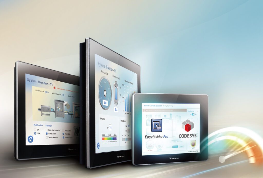 panel HMI + sterownik PLC