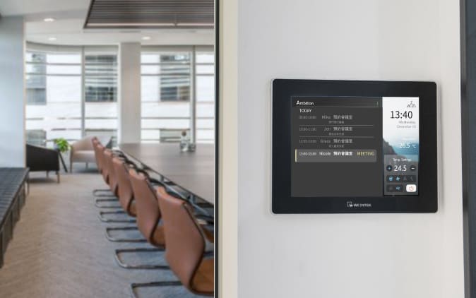 Rezerwacja sali przez panel HMI