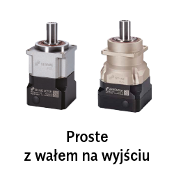 Przekładnie planetarne proste z wałem na wyjściu