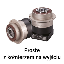 Przekładnie planetarne proste z kołnierzem na wyjściu